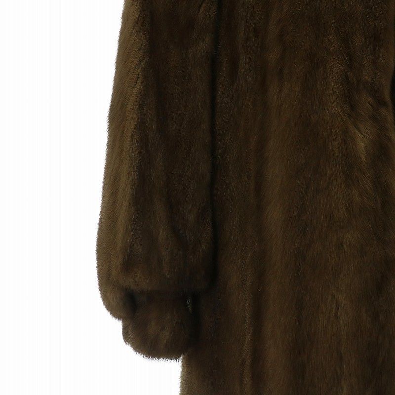 ✩美品✩ SAGA MINK サガミンク ファー 毛皮 茶 ブラウン 13号 L 楽天市場】極美品▽SAGA MINK サガミンク 本毛皮コート ブラウン
