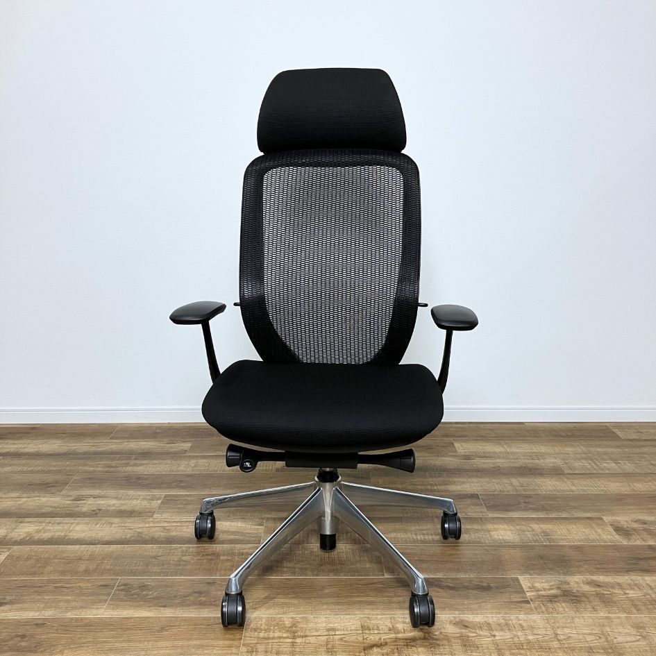  OKAMURA Sylphy 肘あり BLACK キャスター椅子 オフィスチェア ワークチェア 椅子 チェア