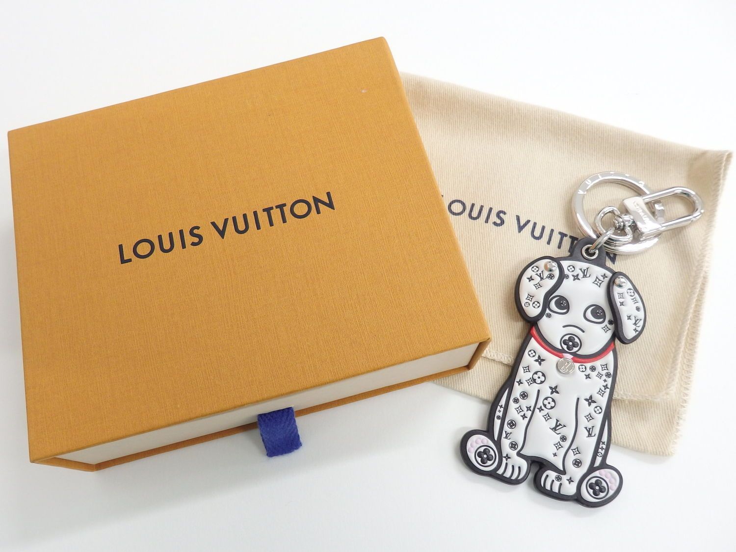 未使用品 ルイヴィトン ダルメシアン キーホルダー M00746 ルイヴィトン LOUIS VUITTON LV LV ポルト クレ LV ダルマタ