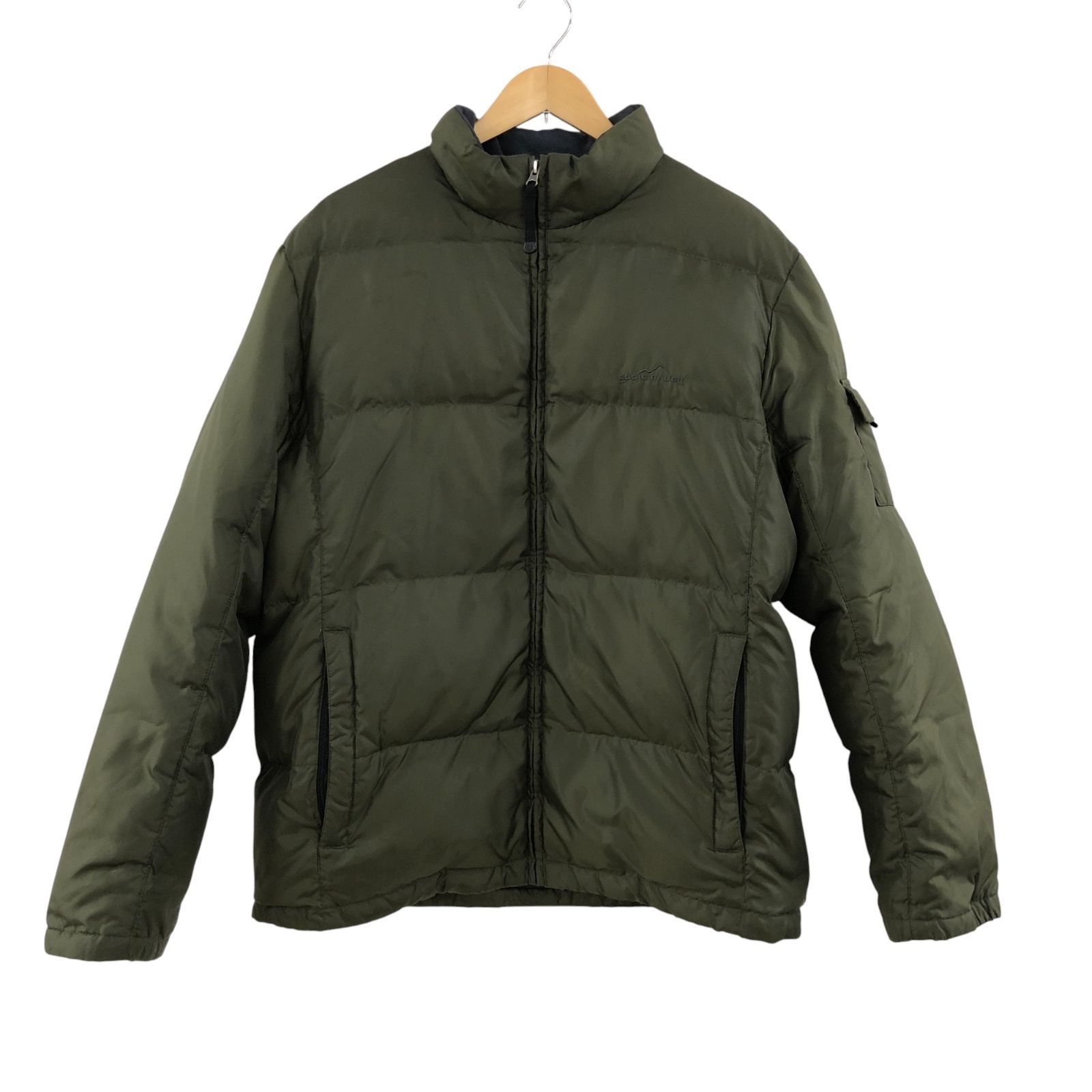 Z1465 エディーバウアー Eddie Bauer ダウンジャケット カーキ サイズL