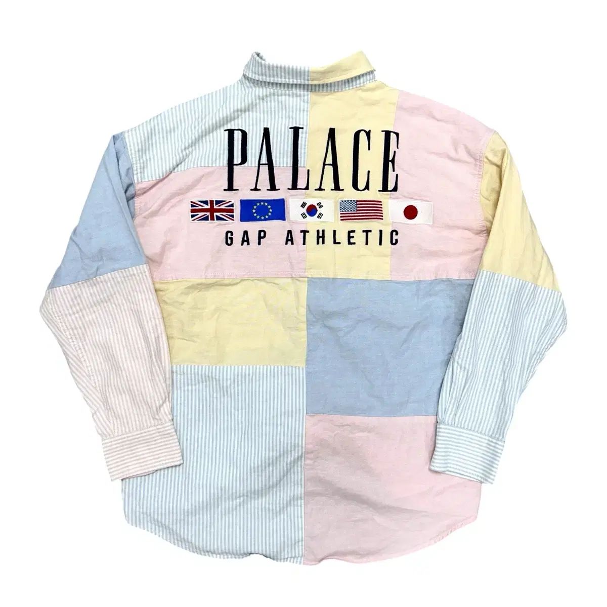 GAP ギャップ X PALACE パレス ドロップショルダー マルチ キッズ シャツ XL