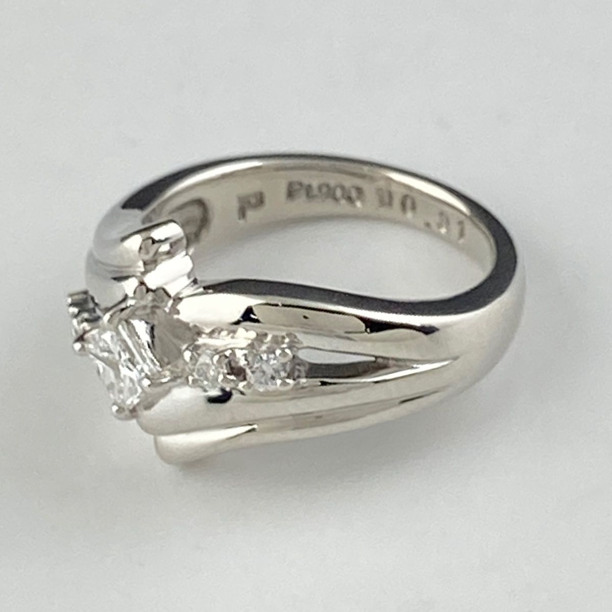 ポーラ POLA メレダイヤ デザインリング プラチナ 指輪 リング 8.5号 Pt900 ダイヤモンド レディース 【中古】 - メルカリ
