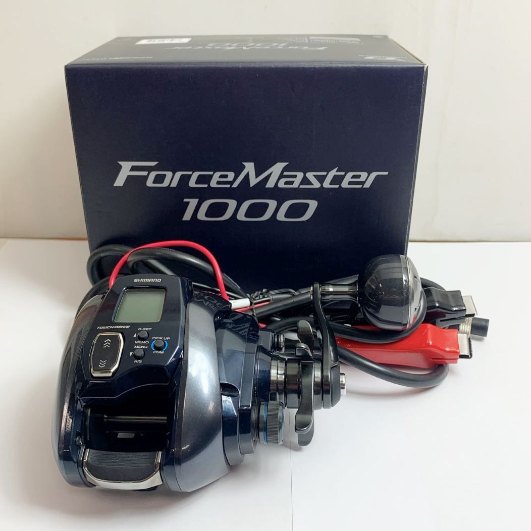 SHIMANO シマノ 21フォースマスター1000 電動リール 使用距離16.7km|34.0h 043252