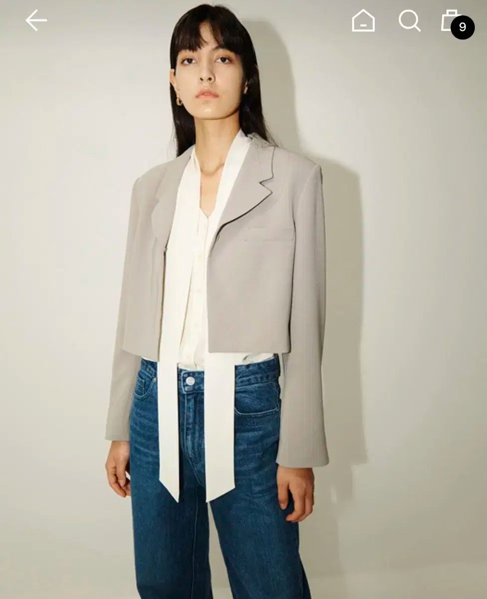 フロントロウ Drama Signature Cropped Tailored