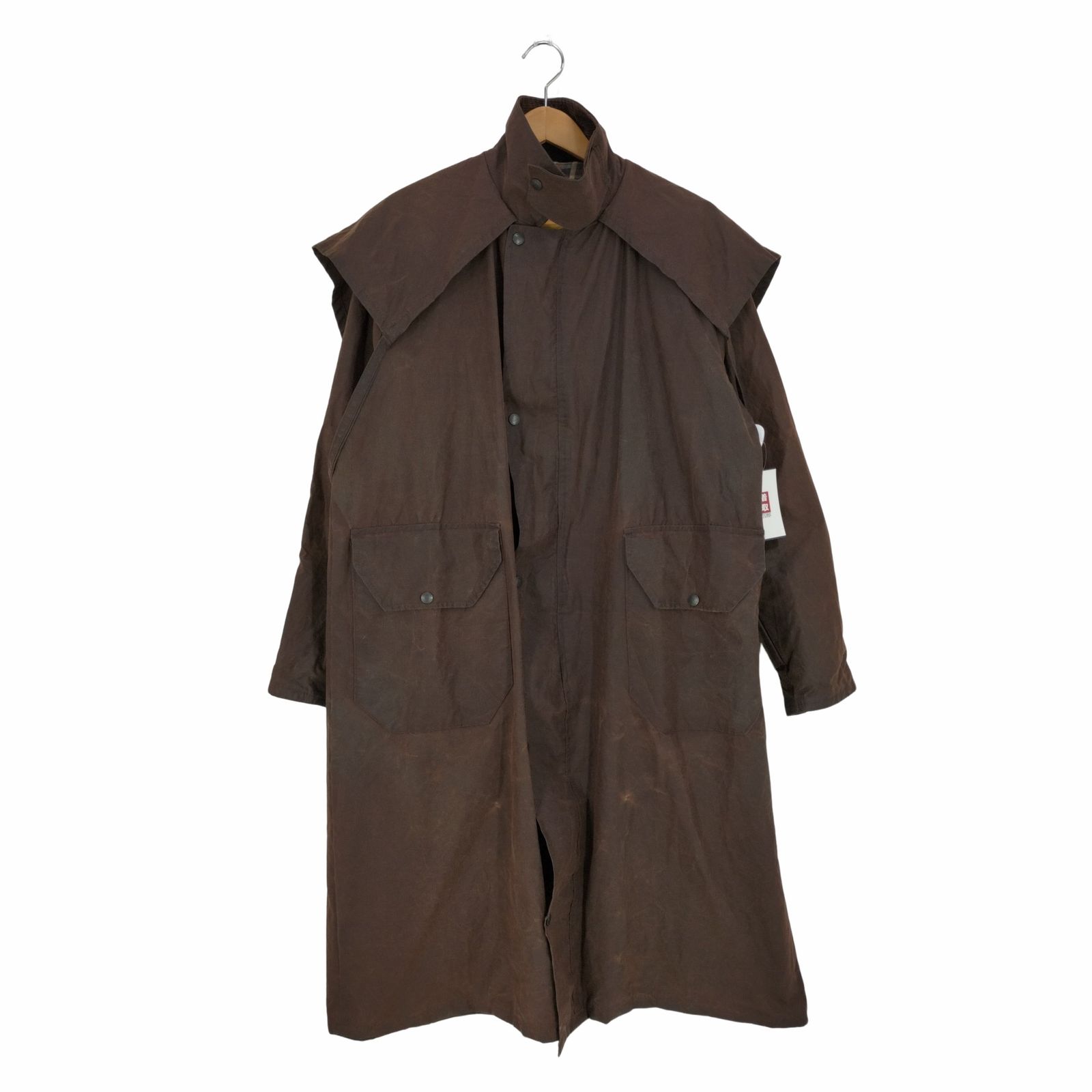 USED古着(ユーズドフルギ) {{WILD COUNTRY}} MADE IN ENGLAND 裏地チェックオイルドジャケット メンズ 表記無 【中古】【ブランド古着バズストア】 ユーズドフルギ USED古着 イングランド製 裏地チェック ダブルジップ