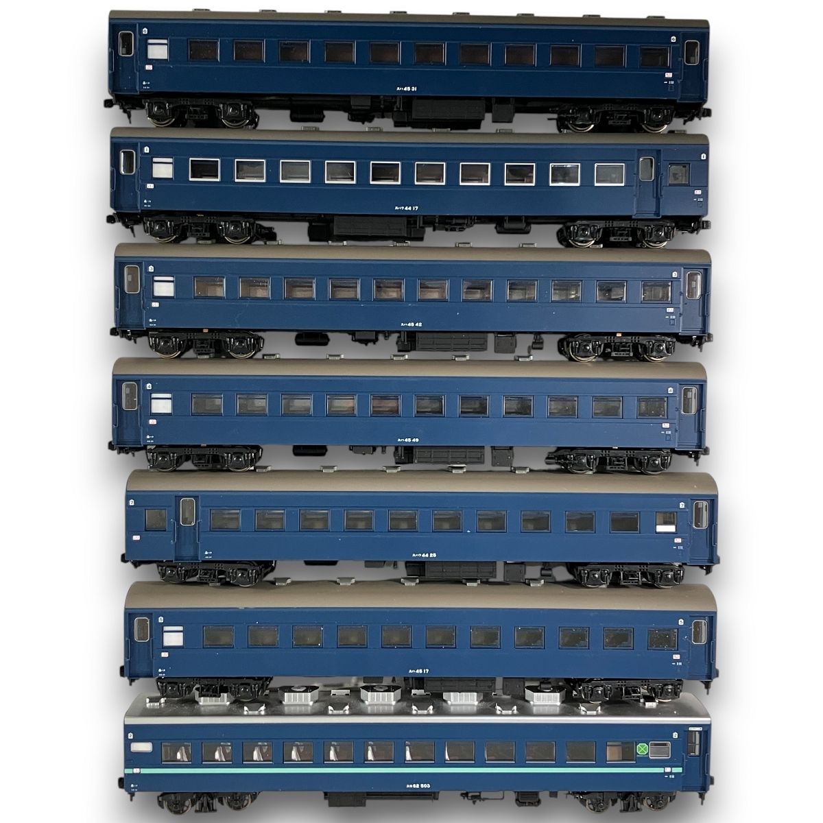 天賞堂 57039 急行ニセコ 旧型客車 7両セット スハフ44-17 スロ62-503