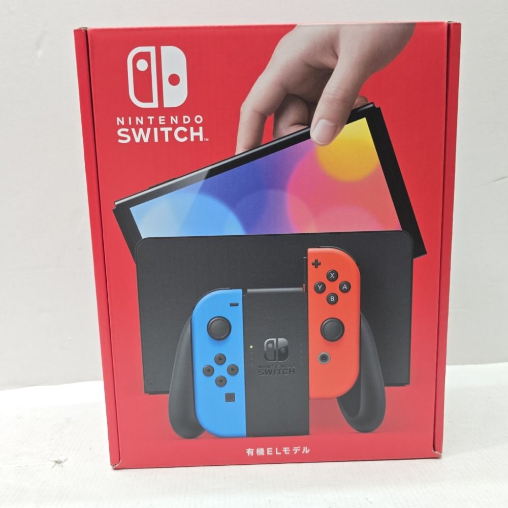 01w-0905 〇 未使用品 Nintendo Switch 有機ELモデル ネオンブルー ネオンレッド HEG-S-KABAA(JPN) 【中古品】
