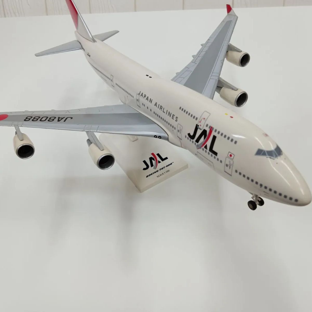 サイズ交換ＯＫ 日本航空 B747-400 JA8088 1：400 の出品です。 模型 