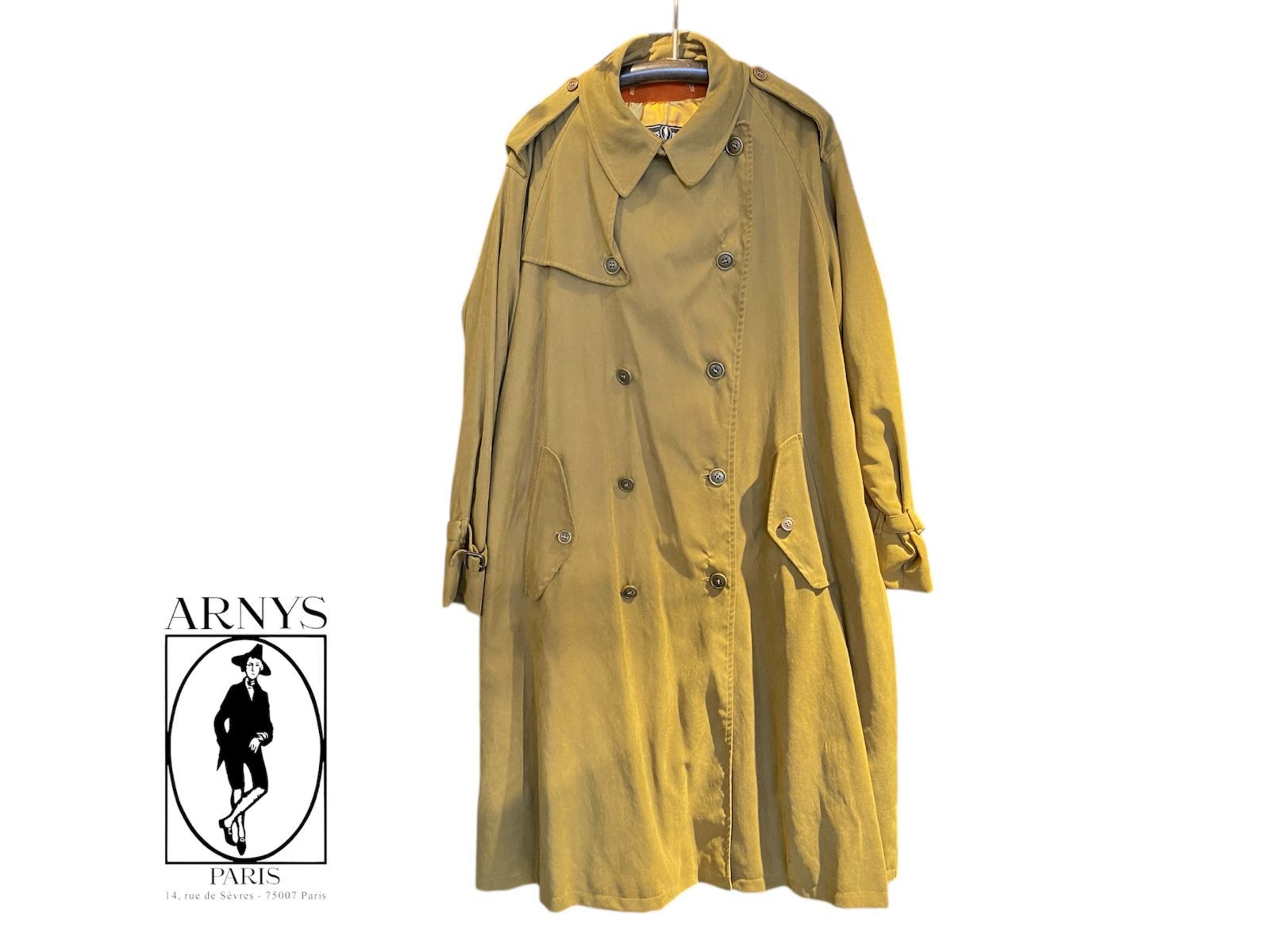 □美品 希少 アルニス ARNYS PARIS ヴィンテージ コート インナー付 