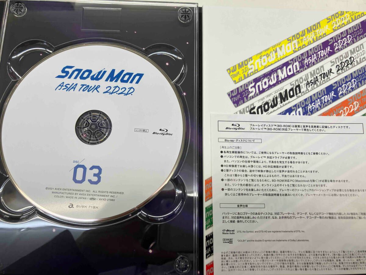 Snow Man - 【新品未開封】 Snow Man ASIA TOUR 2D.2D.  ブルーレイ 楽天ブックス: Snow Man ASIA TOUR 2D.2D.(Blu-ray Disc2枚組