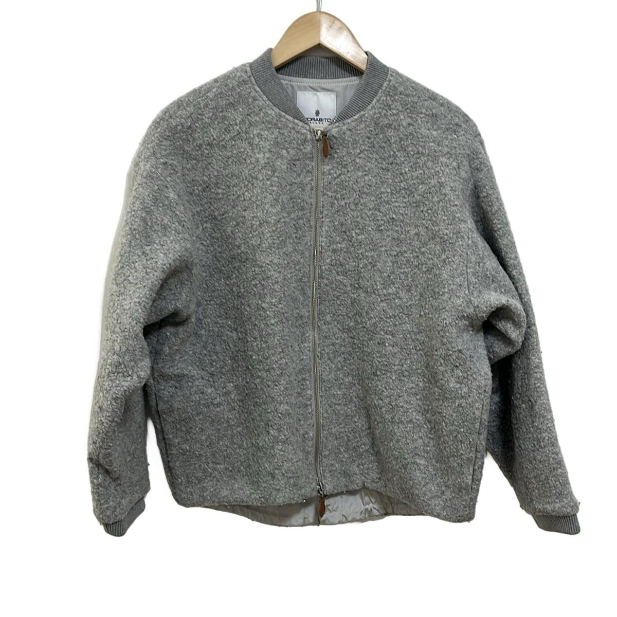 モラビト　ブルゾン MORABITO(モラビト) ブルゾン レディース - グレー×ダークグレー