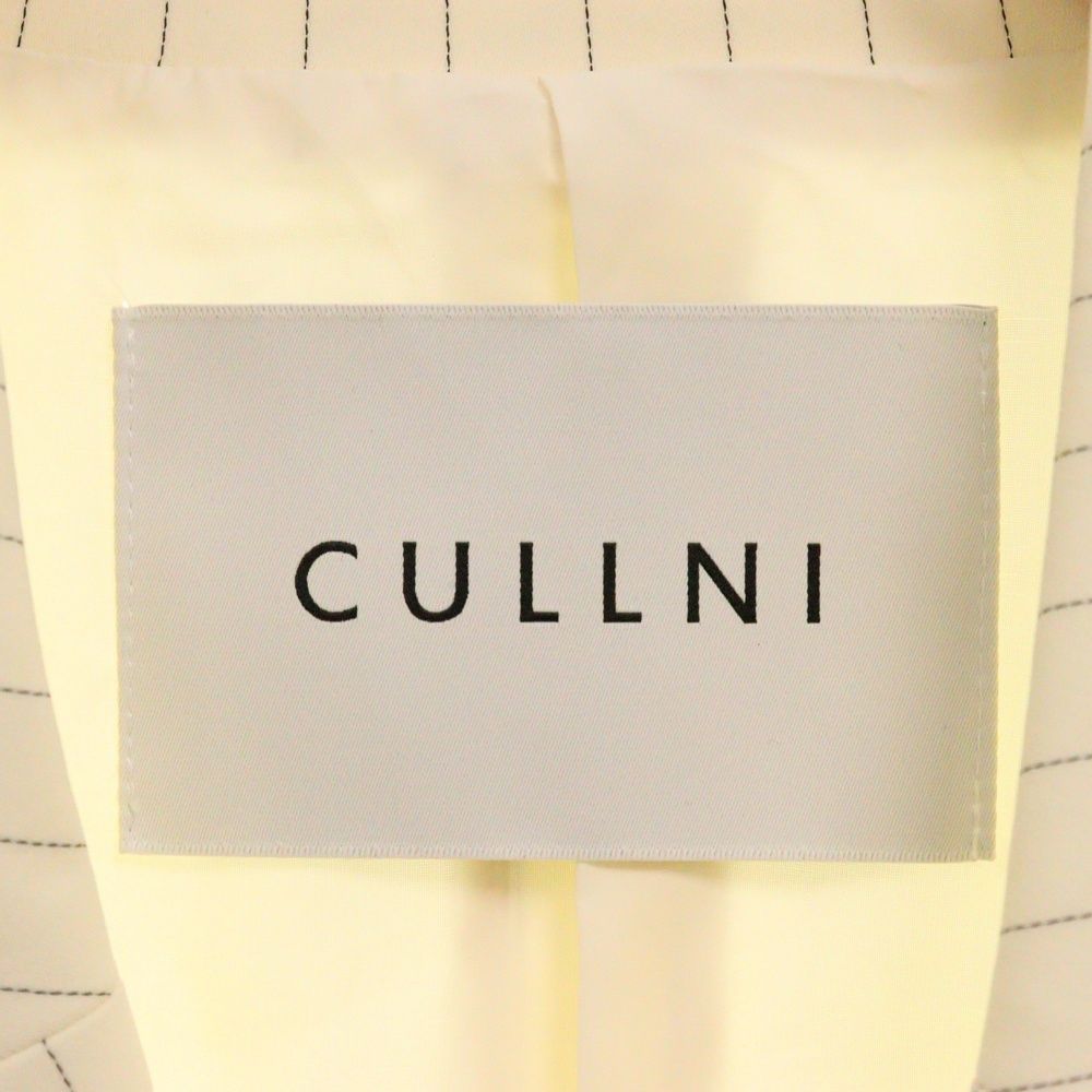 CULLNI (クルニ) 24SS Stripe Double Cloth Tailored Jacket 24-SS
