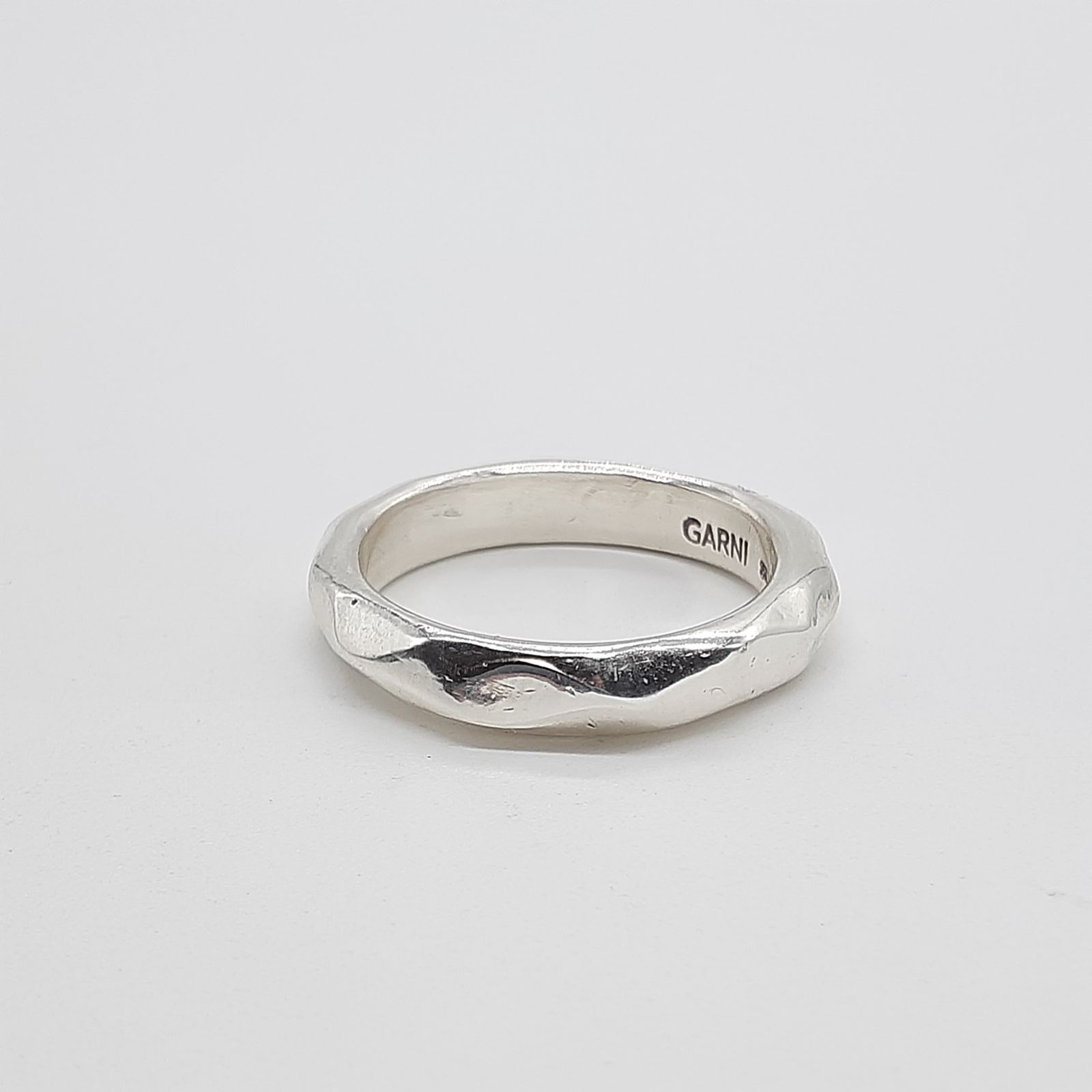 送料無料! GARNI ガルニ リング SILVER 925 シルバー 槌目