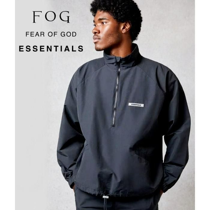 FOG Essentials エッセンシャルズ ハーフジップトラックジャケット メンズ ナイロン ストリート オーバーサイズ - メルカリ