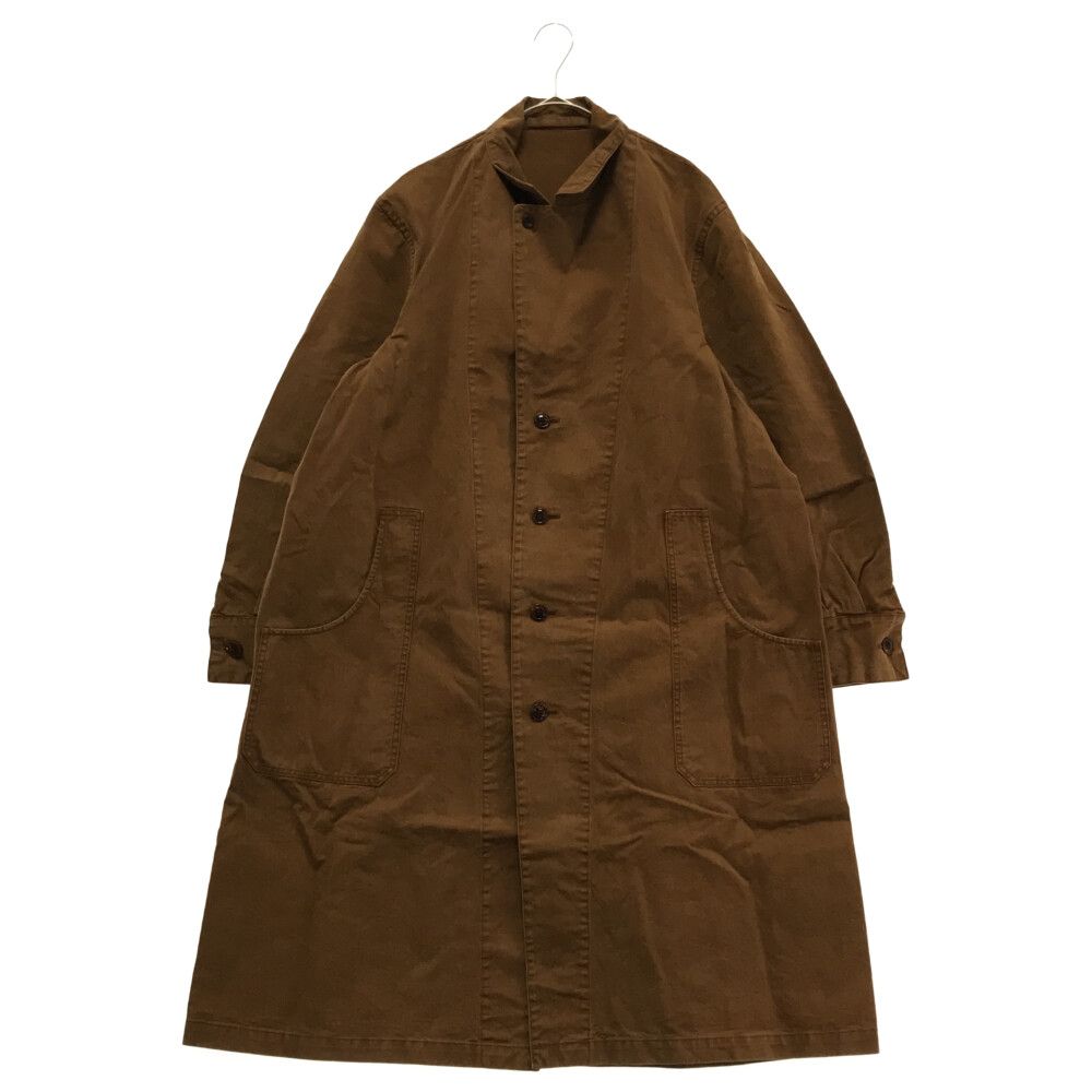 UNITED ARROWS SONS ユナイテッドアローズ アンド サンズ ウォッシュ加工 ツイル ワーク ロングコート ブラウン 5525-699-0702 - メルカリ
