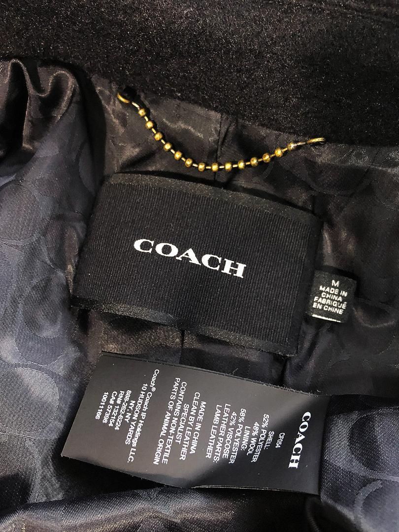 希少/極美品■COACH/コーチ ビッグシルエット ロングコート■男女兼用 希少/極美品□COACH/コーチ ビッグシルエット ロングコート