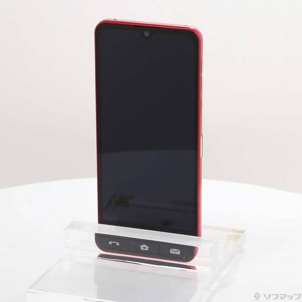 中古品〕 BASIO active 64GB レッド SHG09 au SIMフリー【196