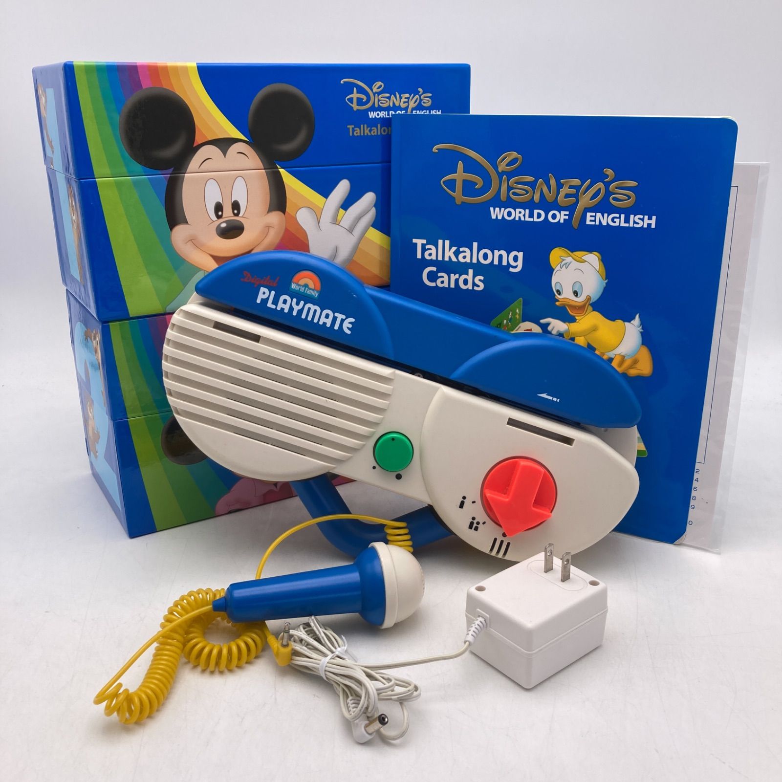 2018年 トークアロングセット 両面デジタル ディズニー英語システム DWE Disney ワールドファミリー 402404