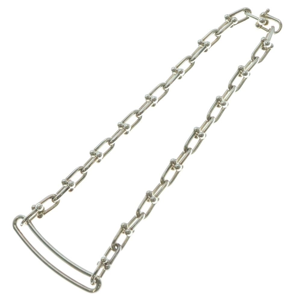 TIFFANY-Co ティファニー ハードウェア リンクネックレス 925 シルバー