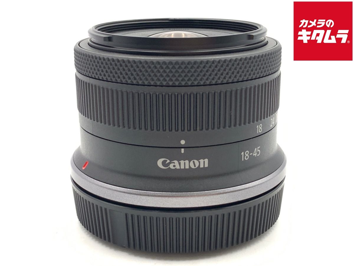 Canon RF-S18-45mm F4.5-6.3レンズ。 快適