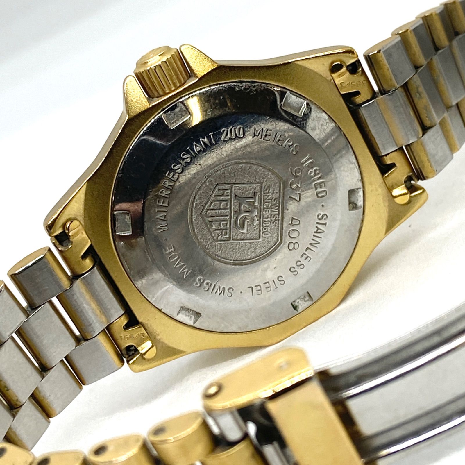 タグホイヤー professional 3000レディース　ゴールド 稼働品 タグホイヤー professional 3000レディースゴールド 稼働品