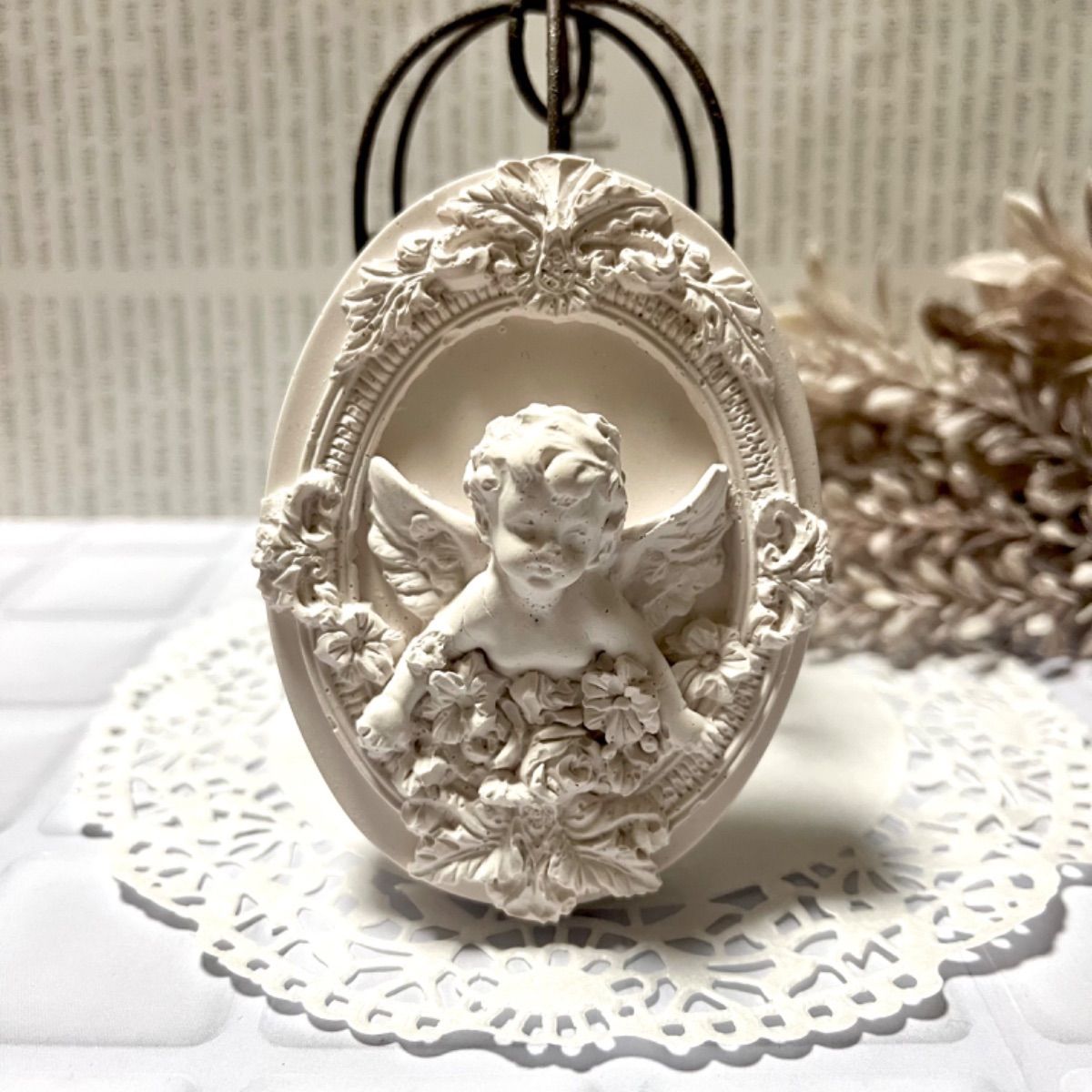 アロマストーンエンジェルflower 壁掛けアロマストーン 〈エンジェル〉 | iichi 日々の暮らしを