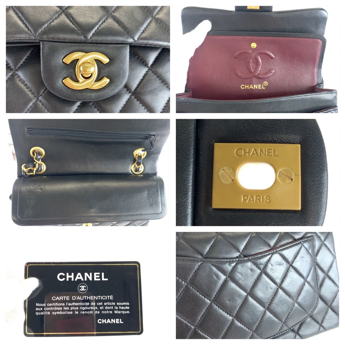 美品 CHANEL シャネル ヴィンテージ マトラッセ23 ダブル