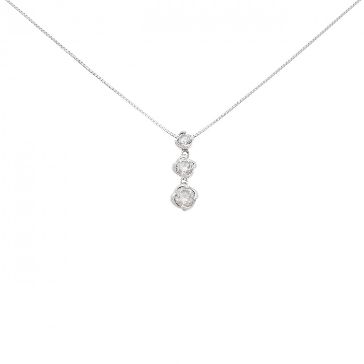 PT900|PT850 ダイヤモンド ネックレス 0.38CT