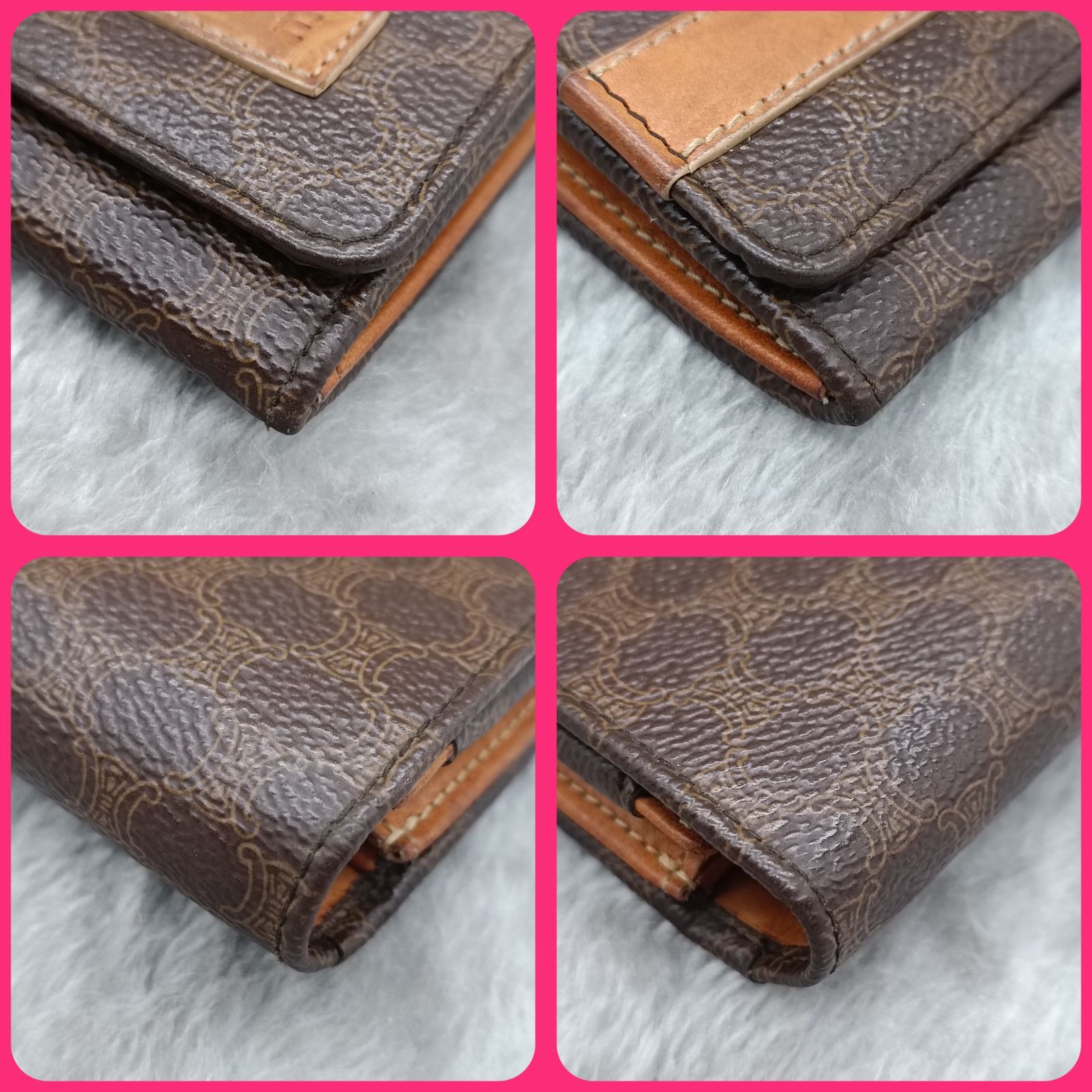 【匿名配送】CELINE✨セリーヌ✨マカダムヴィンテージ長財布 CELINE 財布 長財布 匿名配送（匿名配送CELINE✨セリーヌ