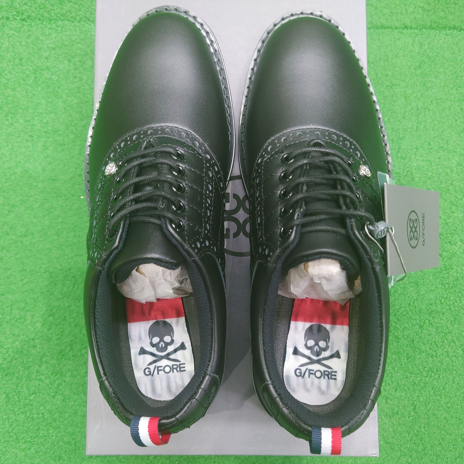 ✨新品未使用✨ G/FORE ゴルフシューズ　GALLIVANTER 25.5 新品未使用 G/FORE ジーフォア MENS QUILTED SADDLE GALLIVANTER