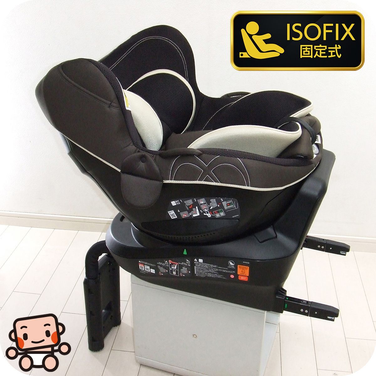 ✨️美品✨️エールベベ クルット4 Oui ISOFIX 美品 エールべべ クルット4i oui2チャイルドシート isofix 2018