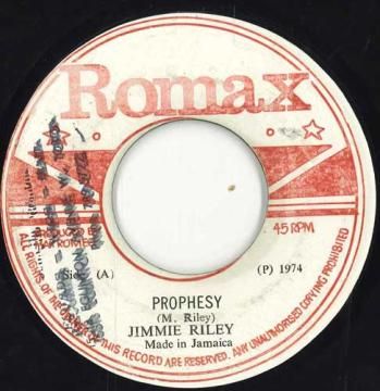 ジャマイカ7” Jimmy Riley Prophesy none Romax /00050 ジャマイカ7” Jimmy Riley Prophesy none Romax /00050 【公式通販】