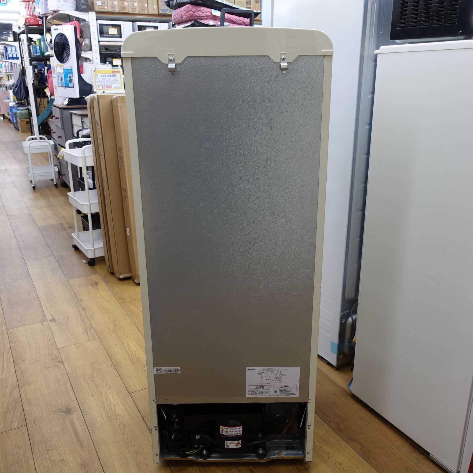 2020年製 レトロデザイン! 114ℓ 2ドア冷蔵庫 アイリスオーヤマ