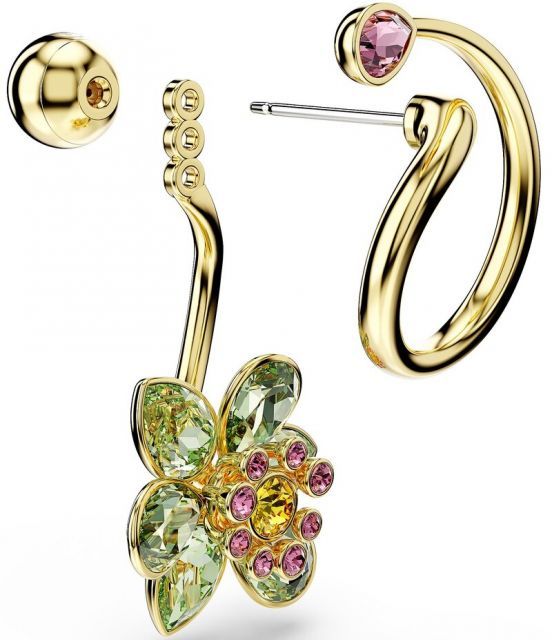 ピアス 「公式」「スワロフスキー」Idyllia ドロップピアス ミックス