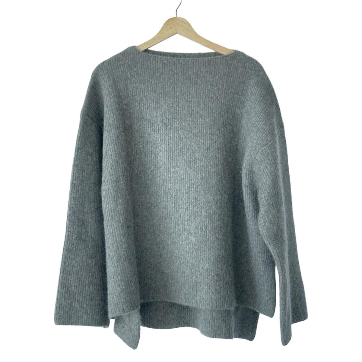 【激安大特価！】 HAVEL studio ハーヴェルスタジオ 長袖セーター サイズ38 M レディース - グレー