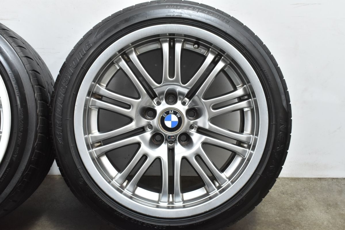正規品 Mダブルスポーク67】BMW E46 M3 純正 18in 8J +47 9J +26 