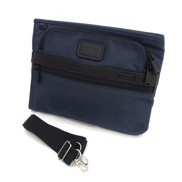 tumi 2way ネイビー　未使用品 TUMI / トゥミ □SOPHNET コラボ品 セカンド クラッチ