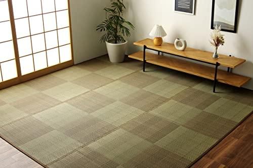 新品・3営業日で発送】イケヒコ ルネ 江戸間4.5畳 261×261cm ラグ