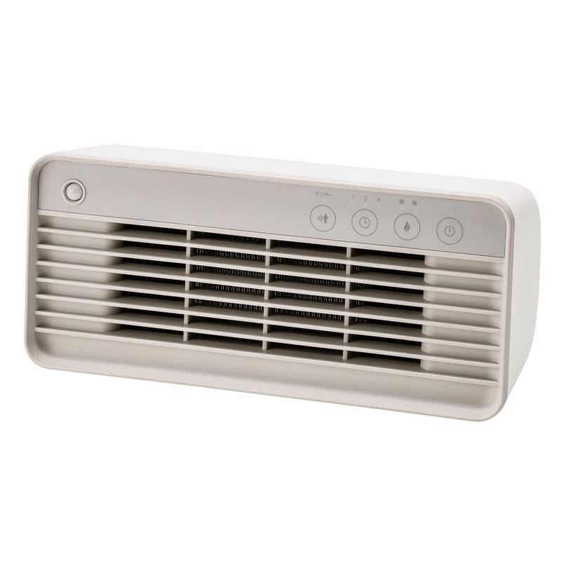 スリーアップ 人感センサー付 800W 400W 暖房器具 縦置き 横置き 自由自在 スリム セラミックヒーター アイボリー CH-T2276IV 1