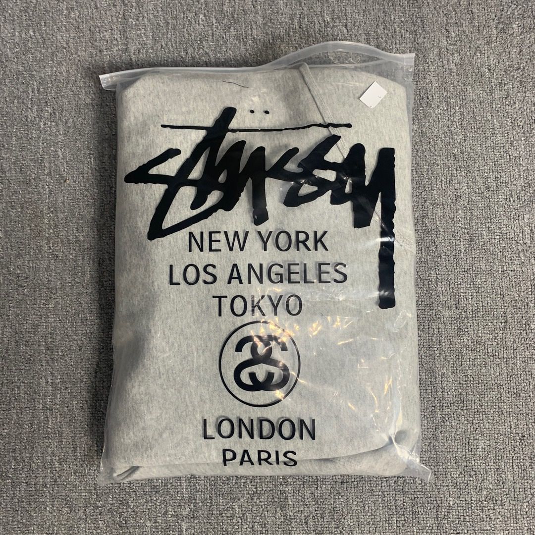 Stussy 帽子刺繍スウェットシャツ 男女兼用