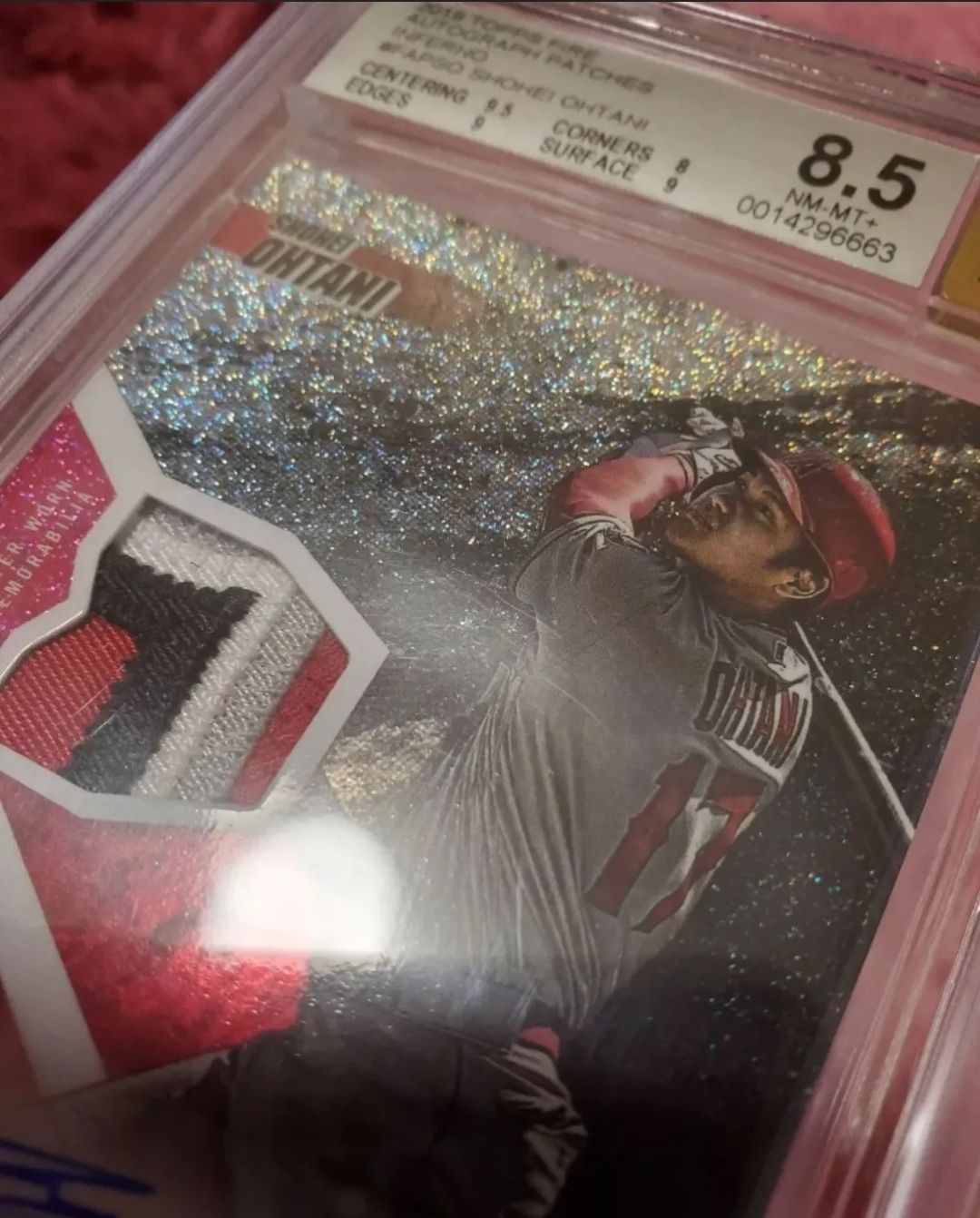 Baseball 【大谷翔平】TOPPS 2019 FIRE Autograph 直筆サインカード