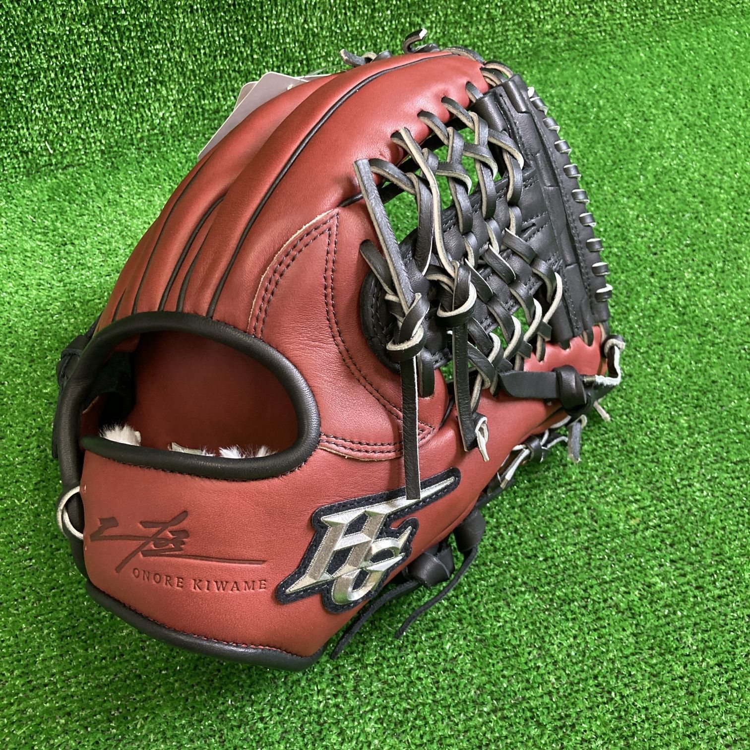 限定品 ハイゴールド 一般軟式用グラブ ブラウン×黒 OKG1125SP 新品