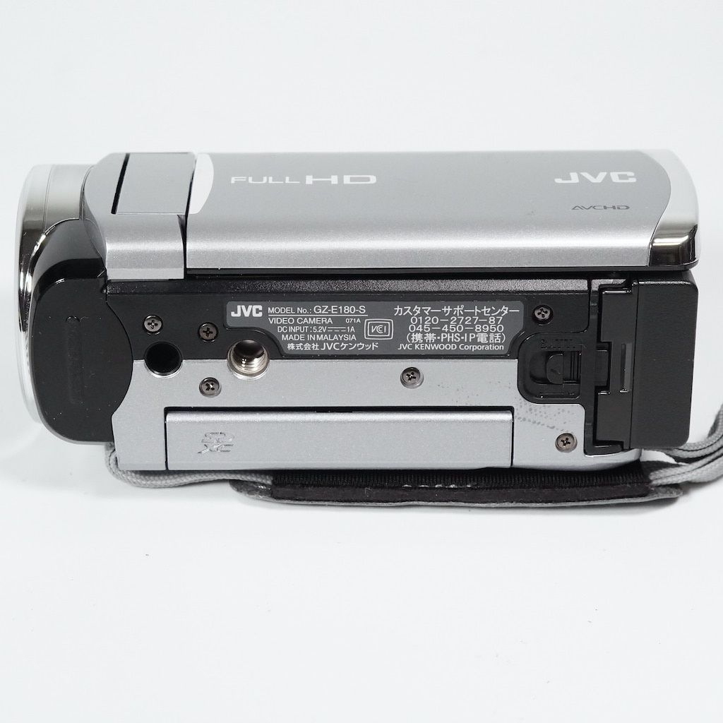 JVC Victor Everio GZ-E180-S シルバー ビデオカメラ 動作OK 1週間保証