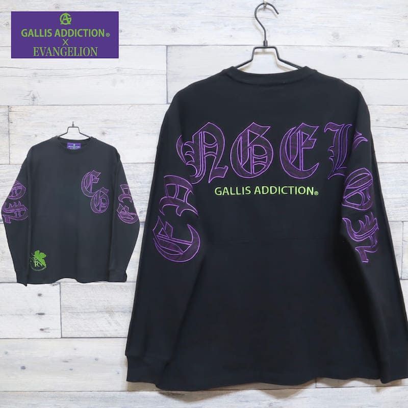 新品 エヴァンゲリオン　ガリスアディクション ロングTシャツ EVA x GALLIS ADDICTION】リリス長袖Tシャツ/白(L 白
