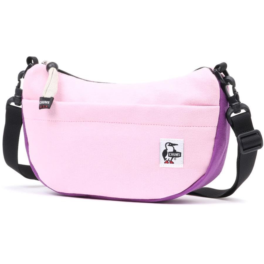 Color ピンク チャムス ショルダーバッグ Mini Banana Shoulder Sweat Nylon メンズ