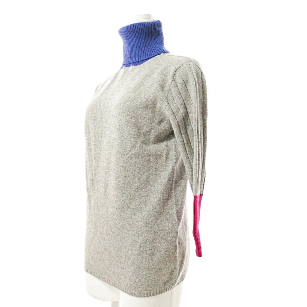 アニオナ AGNONA 美品 最高級 ホワイトカシミヤ ニット セーター