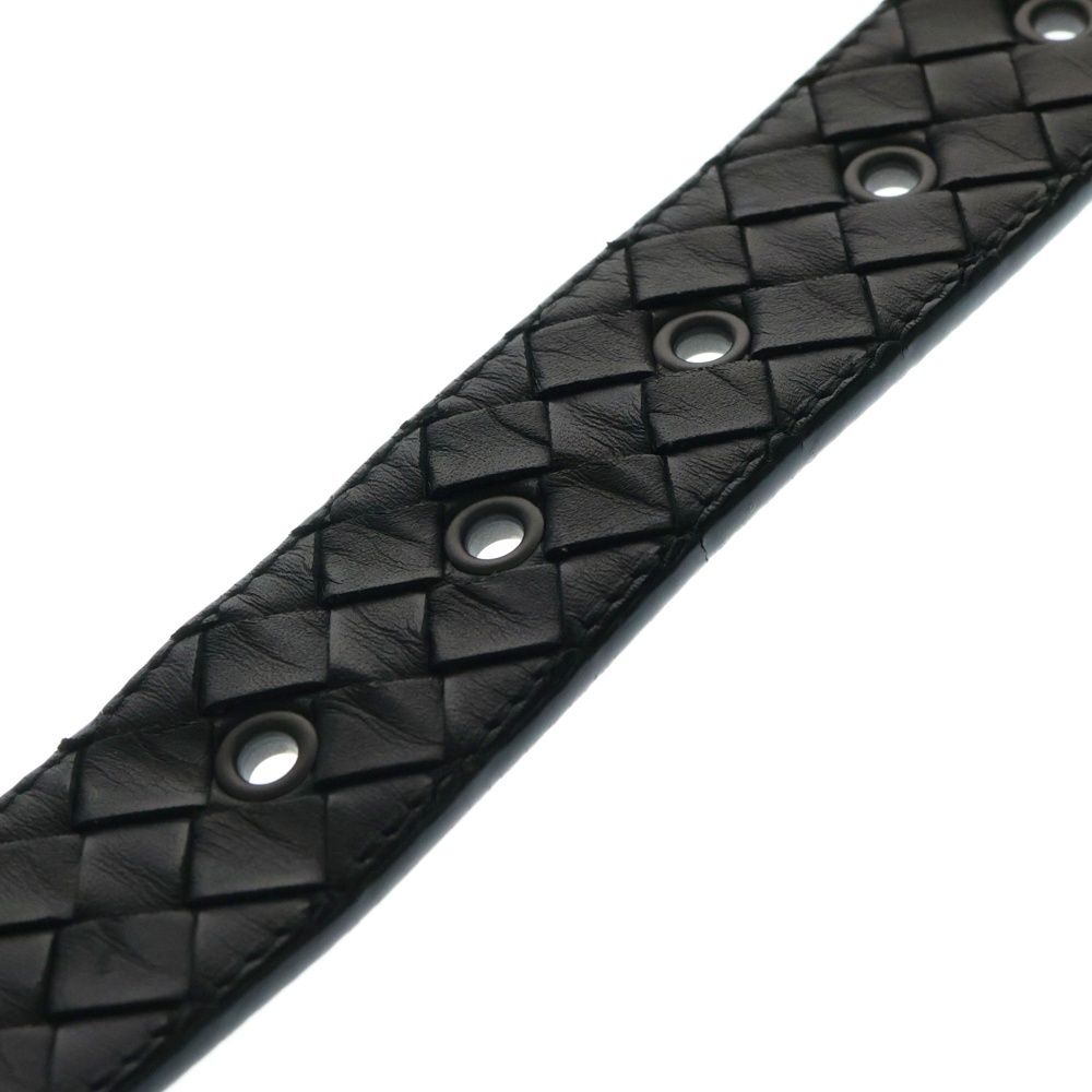 BOTTEGA VENETA ブラックレザー ベルト BOTTEGA VENETA(ボッテガヴェネタ) レザーベルト ブラック