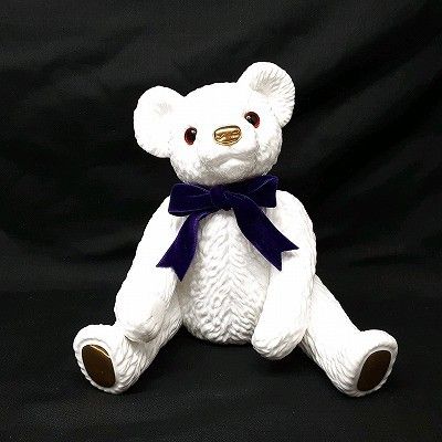 24k-392h【中古】Noritake ノリタケ くま 置物 インテリア