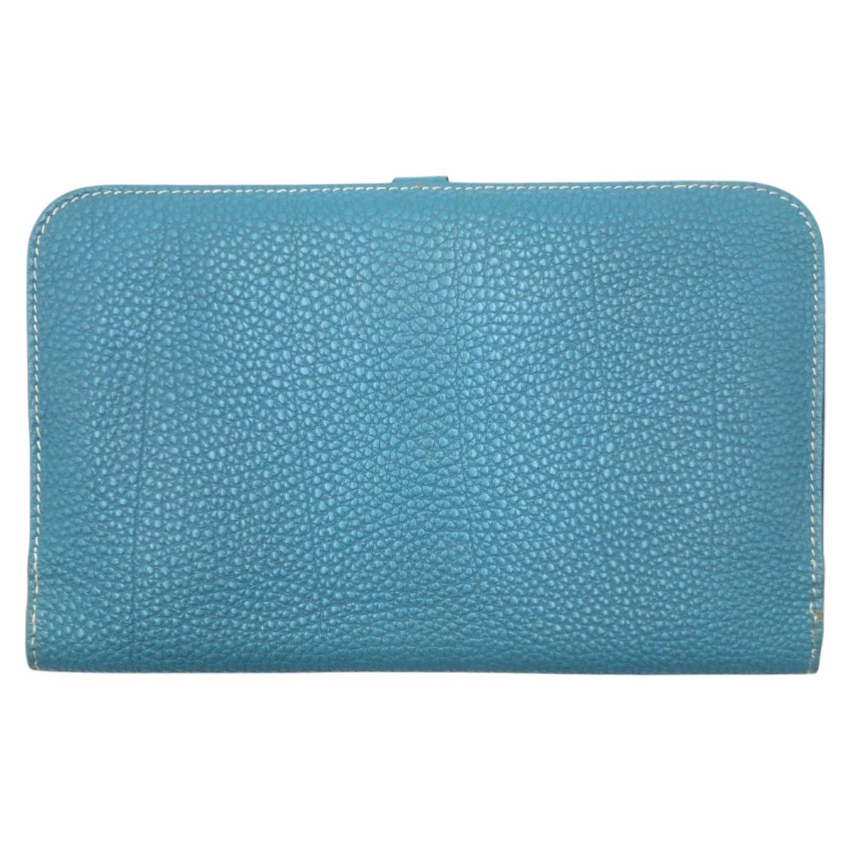 HERMES エルメス ドゴンGM ブルー ライトブルー シルバー金具