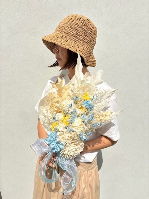 No.9 プロのお店 ドライフラワー スワッグ ブーケ ウエディング 実店舗有り インテリア プレゼント 新築祝い